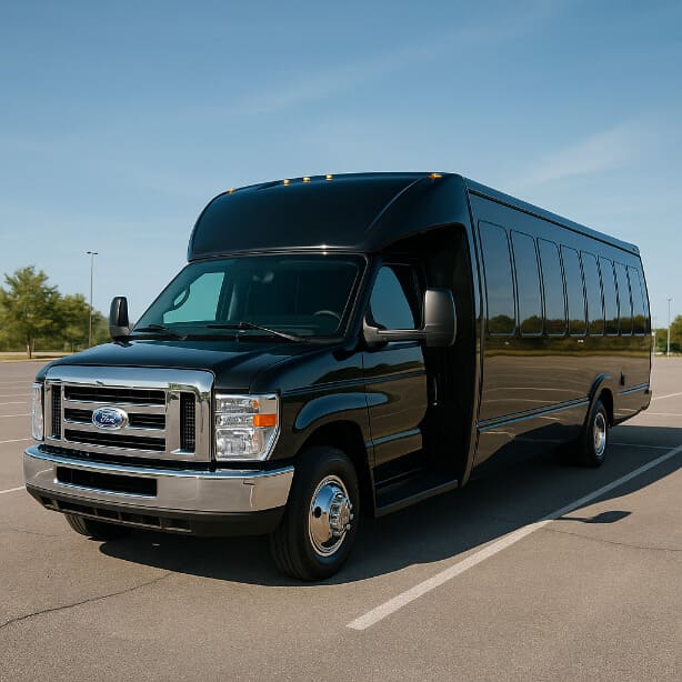 Lansing Shuttle Bus Rentals 18 Passenger Shuttle Bus