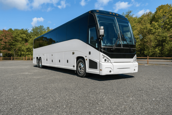 Lansing Shuttle Bus Rentals 56 Passenger Shuttle Bus