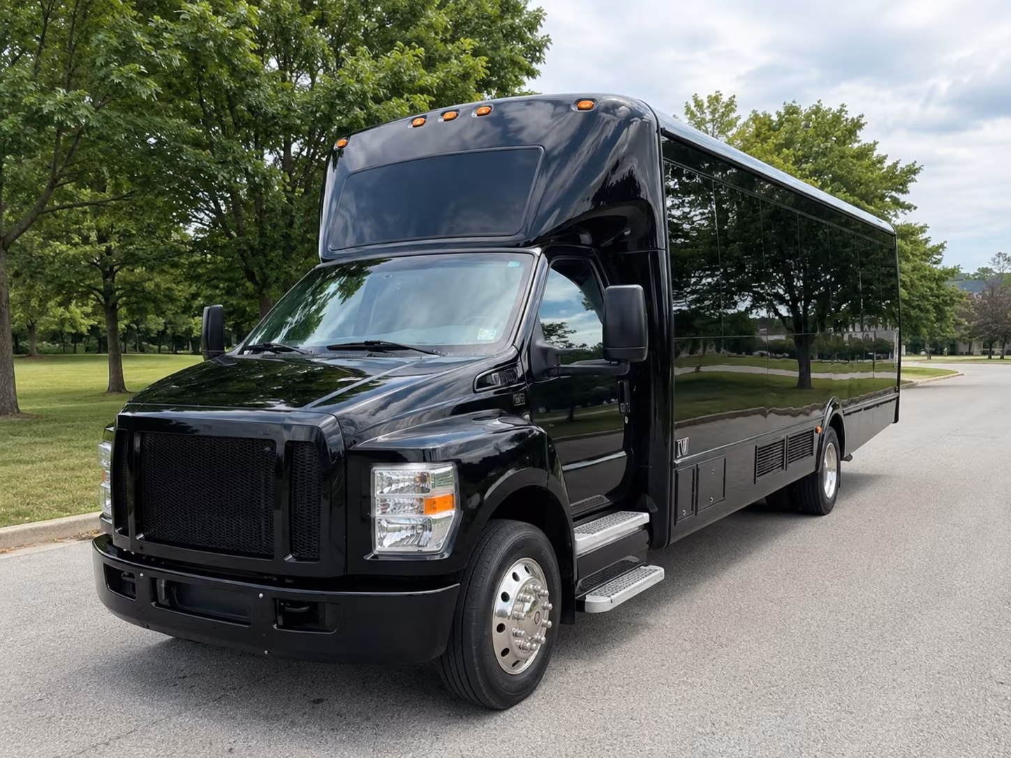 lansing corporate retreat shuttle bus rentals