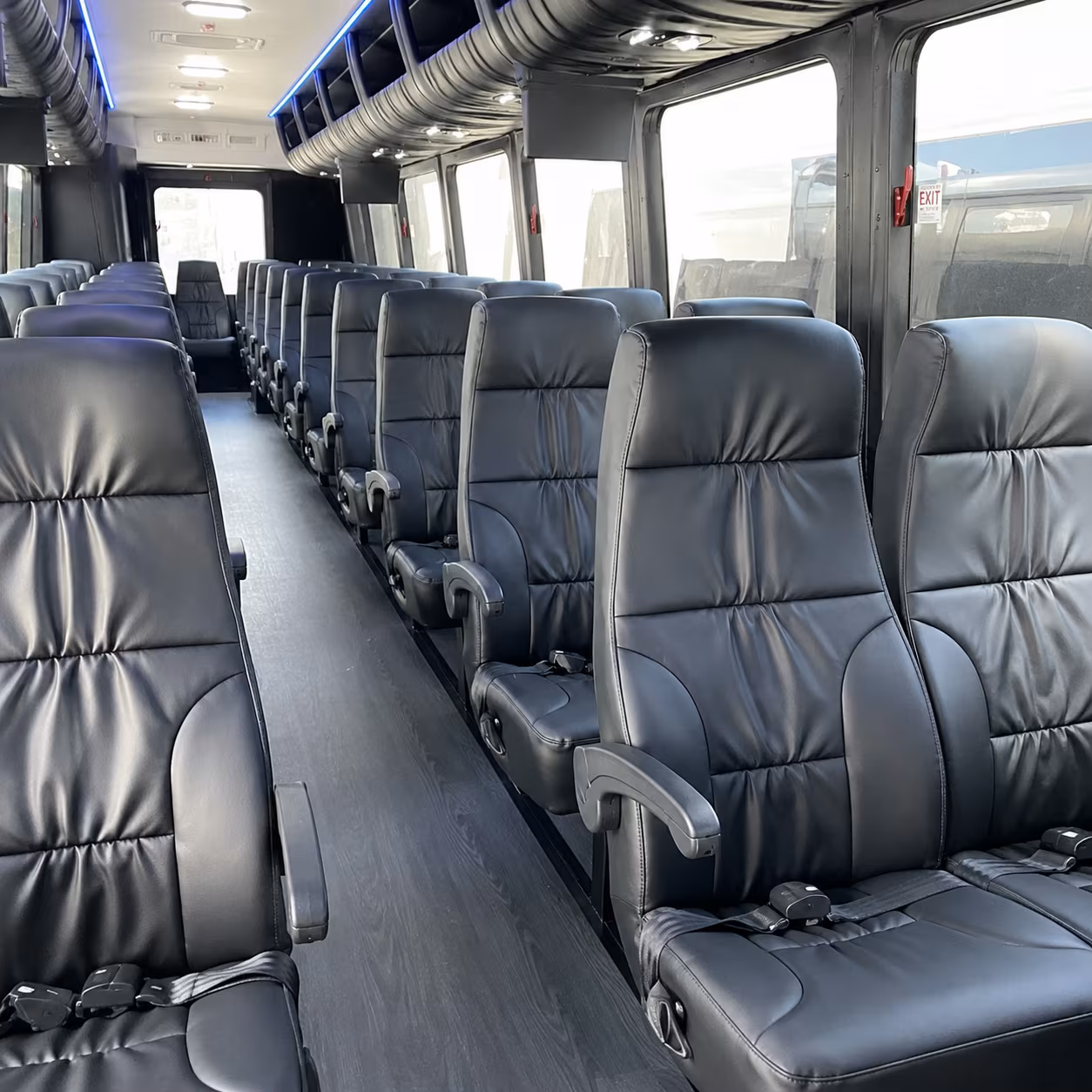 lansing parking shuttle and park and ride bus rentals